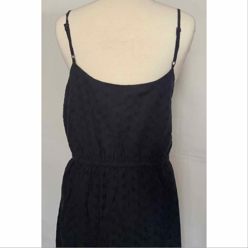 Style & Co Women's Sleeveless Eyelet Midi Dress Plus Black Size 2X NWT - Picture 2 of 4